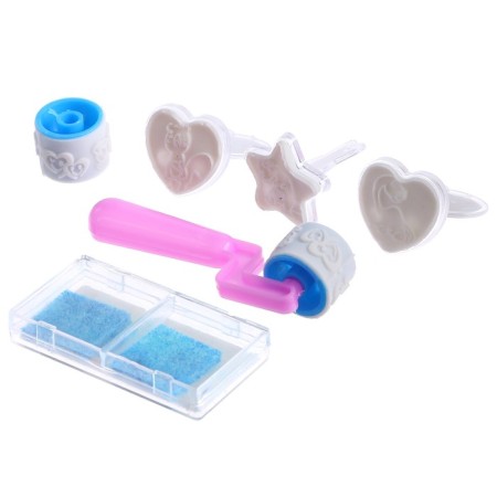 Printing color "bunny", set of 3 pcs., Dilon-flip with 2 nozzles, a stamp pillow-2
