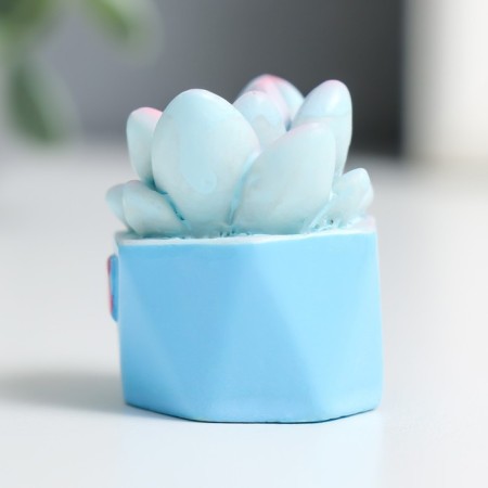 Polystone souvenir "Cactus in a pot" MIX 4x2.5x3 cm-5