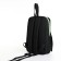 Textura's backpack, external pocket, black/light green color