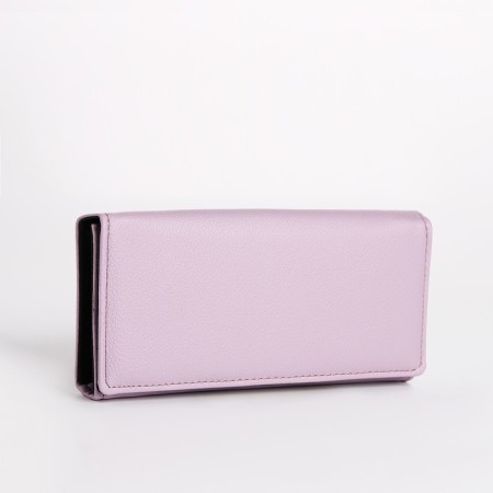 Women's wallet on magnet, lilac color