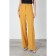Women's trousers with an ELISEEVA Olesya section, size 44, yellow color