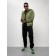 Sports male jacket, size 52, green color