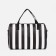 Sports bag with lightning, 2 outer pockets, long belt, black/white color