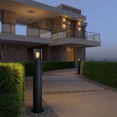 Landscape Light Elektrostandard, Roil, 155x155x800 mm, E27, black color-2