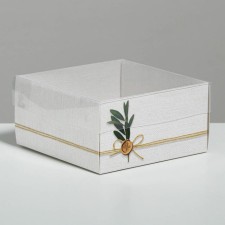 Box for confectionery products with PVC lid 