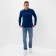 T -shirt with DL. Sleeve male minku Blue color, rn 50