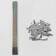 Pneumochlopushka "Hologography", 60 cm, silver confetti