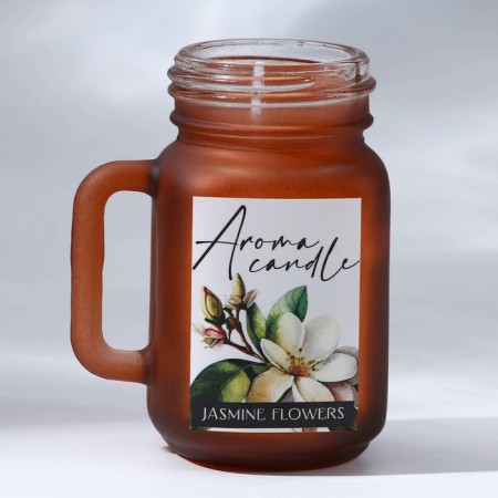 Candle in the jasmine bank, jasmine, height 7.3 cm-3