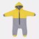 Combineson children's insulated tops "Capitane", height 62 cm, color gray/yellow