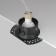 The built-in lamp Technical DL042-01-RD-B, 1x50W, 11.8x9x4 cm, GU10, Black Color Black