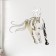 Interior stickers "horse", mirror, decor on the wall, panel 63 x 56 cm
