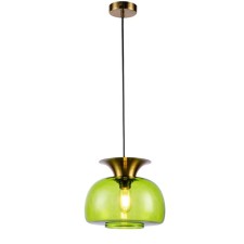 Светильник подвесной Indigo, 11004/1P Green. 1х60Вт, E27, 270х270х242/1746 мм, цвет зеленый