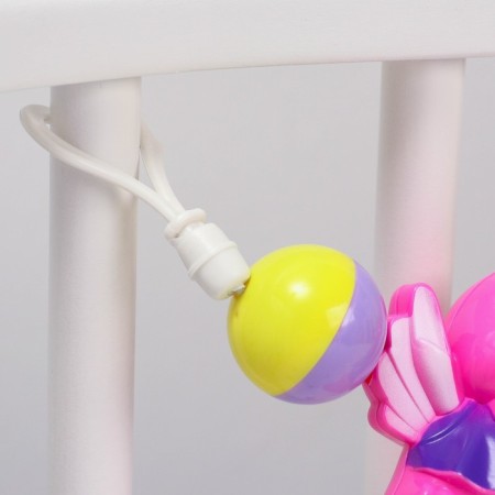 Stretching to a stroller/crib "chicks", 3 toys, color mix, crush me-6