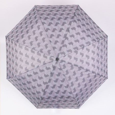 Semi -automatic umbrella "Geometry", Eponge, 3 additions, 8 spokes, r = 48 cm, color mix-7