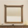 Square mirror "Olympia", 830 × 830 mm, premium velor, color of the okablanca sand