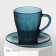 Tea glass set "Idell", 12 items: 265 ml mug, 6 pcs, saucer d = 13 cm, 6 pcs, color London Topaz