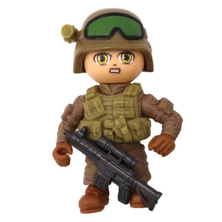 FUNKY TOYS figure "Special Forces", in brown form, 8 cm, mix-11