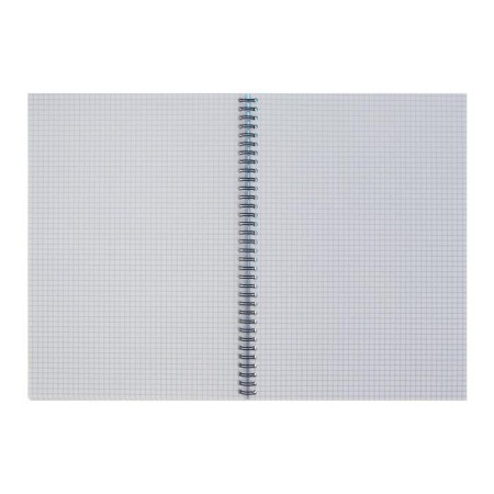 A4 notebook, 80 sheets in a cage on the crest Erichkrause "Birds", a plastic cover, an offset unit, white 100%, mix-1