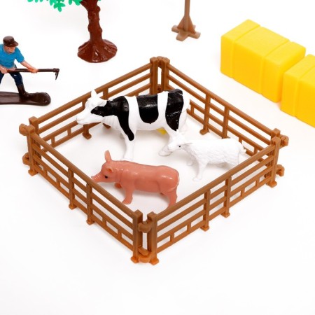 The designer of the screw "Tractor with 2 trailers", with a screwdriver, and accessories-2
