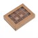 Box for sweets 12 pieces, 11.5 x 8.7 x 2.5 thin separators, craft