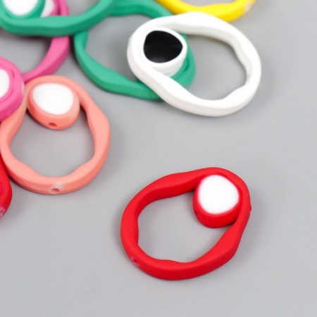 Acryl beads for the work of the "irregularly form" mix 0.4x2.1x2.6 cm-2