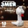 Soft toy "Snake" with sequins, on suspension, 13 cm, silver color