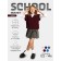 Vest for girls, height 122 cm, burgundy color