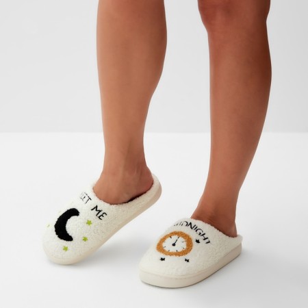 Women's slippers, size 40-41, milk-9