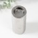 Ceramics candlestick per 1 candle "drops of water" d = 4 cm silver 6.5x6.5x14.5 cm