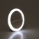 LED ring lamp for Luazon Aks-06, 3 modes, 80 mAh, white