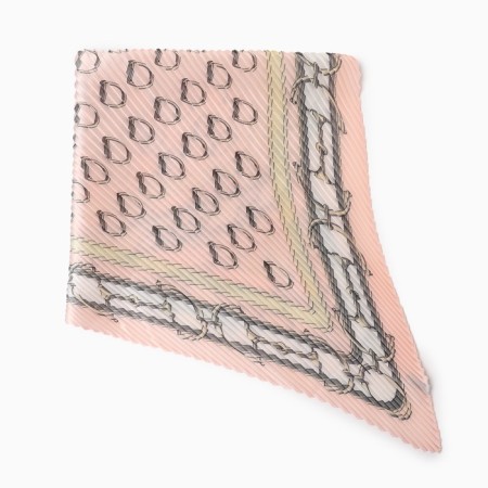 Platen women's scarf minku, 70*70, central pink-2