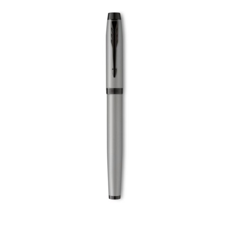Fright pen Parker Im Achromatic Matt Grey BT F, 0.8 mm, stainless steel case, blue ink-3