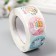 Stick Paper "Easter bunnies" d = 2.5 cm 500 pcs in a roll 3x6.5x6.5 cm
