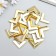 Protective corner for the album metal gold 2.1x2.9x0.8 cm