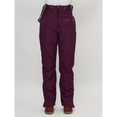 Ski-loving trousers, size 42, dark purple color-4