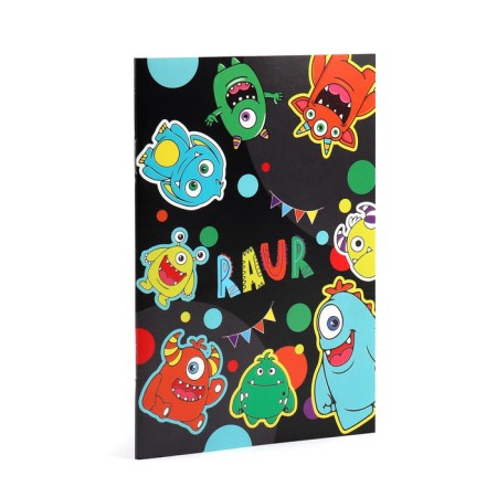 A set with a backpack and a notebook Children's "Montstrika", 23*20.5 cm-1