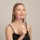 Facial and neck massage "Trident", 23 × 5 × 2.5 cm, white/pink color