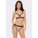 Women's bra -braid, size 70c, beige color