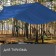 Protective tent, 8 × 4 m, density 60 g/m², UV, gross step 1 m, tarpaulin, UV, blue