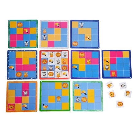 Настольная игра на логику «В мире Африки», 1 игрок, 3+-1