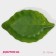 Glass Serving shares "Leaf", 31 × 19 cm, green color
