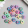 Beads for PVC "Rose in a circle" set 20 pcs 0.5x1x1 cm