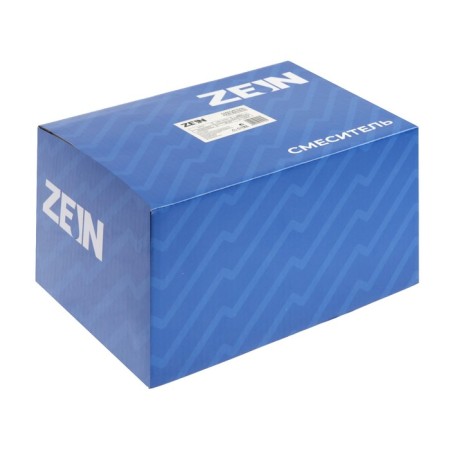 Bath mixer Zein Z3850, two -wound, shower set, watering can 5 modes, chrome-10