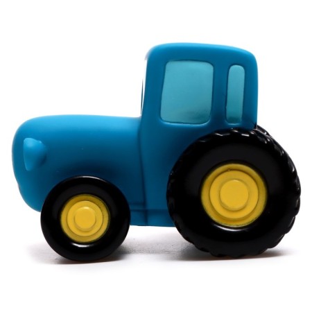 Bath toy "Blue Tractor with a Smile", 10 cm-1