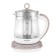 Teapot Maunfeld MGK-615BG, glass, 1.5 l, 2200 watts, white