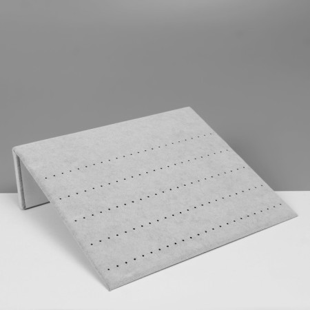 Earrings stand 60 pairs, 5 rows, 33*10*30 cm, gray color-4