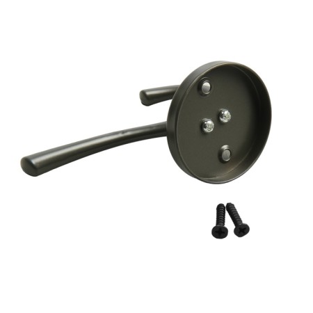 Furniture hook CAPPIO SIMPLE, two -rOP, graphite color, 4 pcs.-5