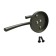 Furniture hook CAPPIO SIMPLE, two -rOP, graphite color, 4 pcs.