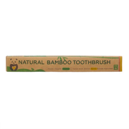 Bamboo Toothbrush hard, 5 pieces, mix of flowers-19