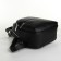 City backpack on a zipper, black color